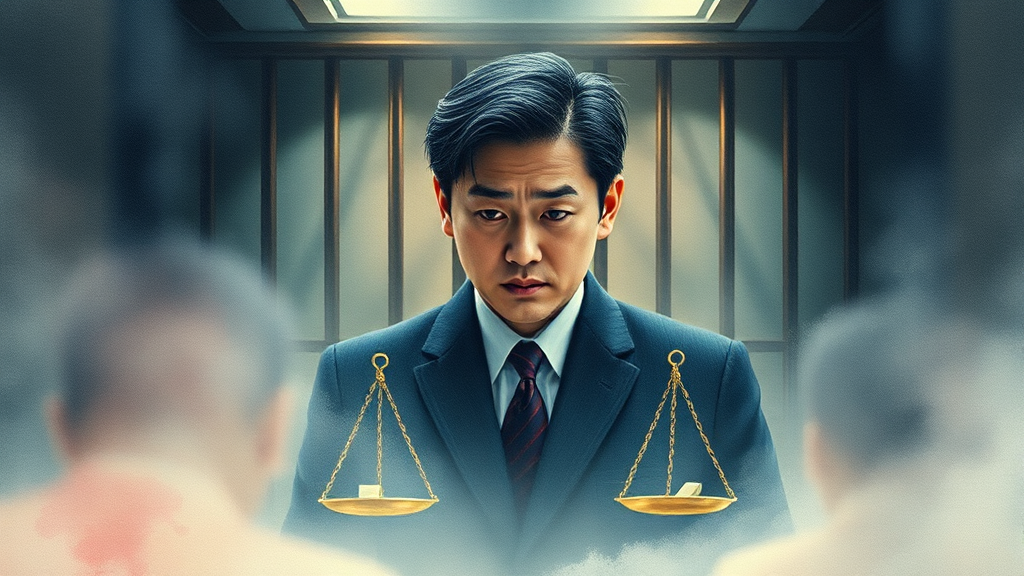 사형, 무기징역, 그리고 다른 형벌 가능성 (watercolor 스타일)