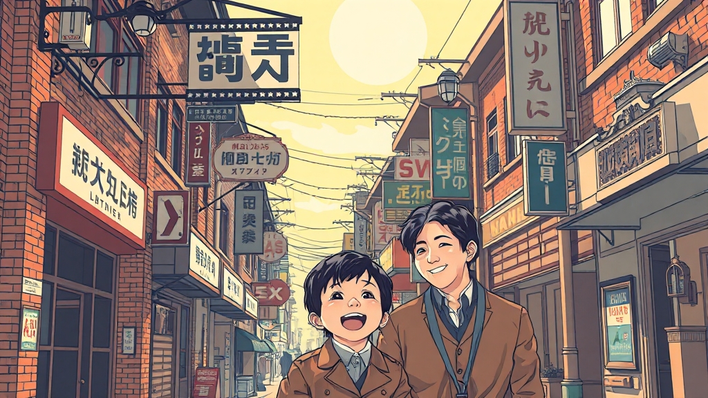 득량역: 추억의 시간 여행 (illustration 스타일)