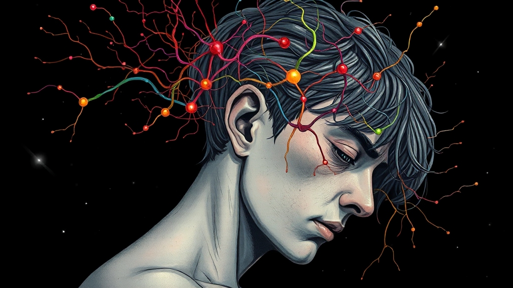 신경 쇠약, 왜 생기는 걸까요? (illustration 스타일)