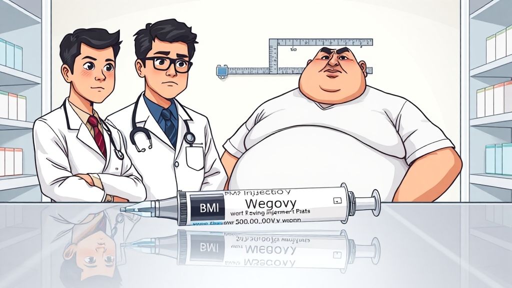 위고비, 처방 조건과 가격은? (cartoon 스타일)