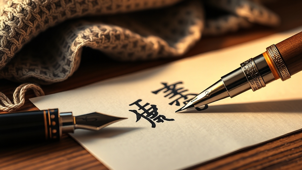 제나일 만년필 특징 (realistic 스타일)