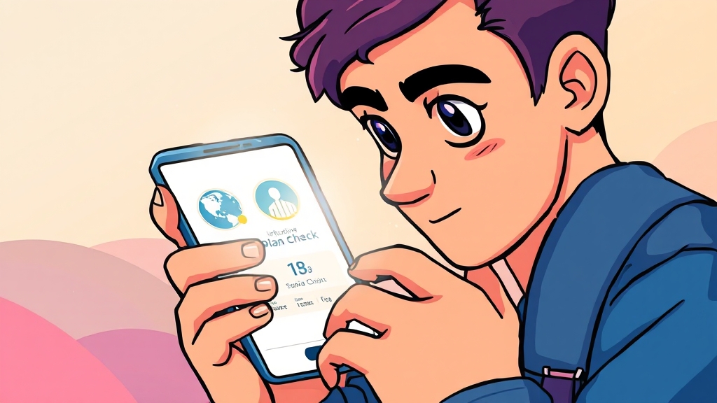 로밍 활성화 & 데이터 사용 꿀팁 (cartoon 스타일)