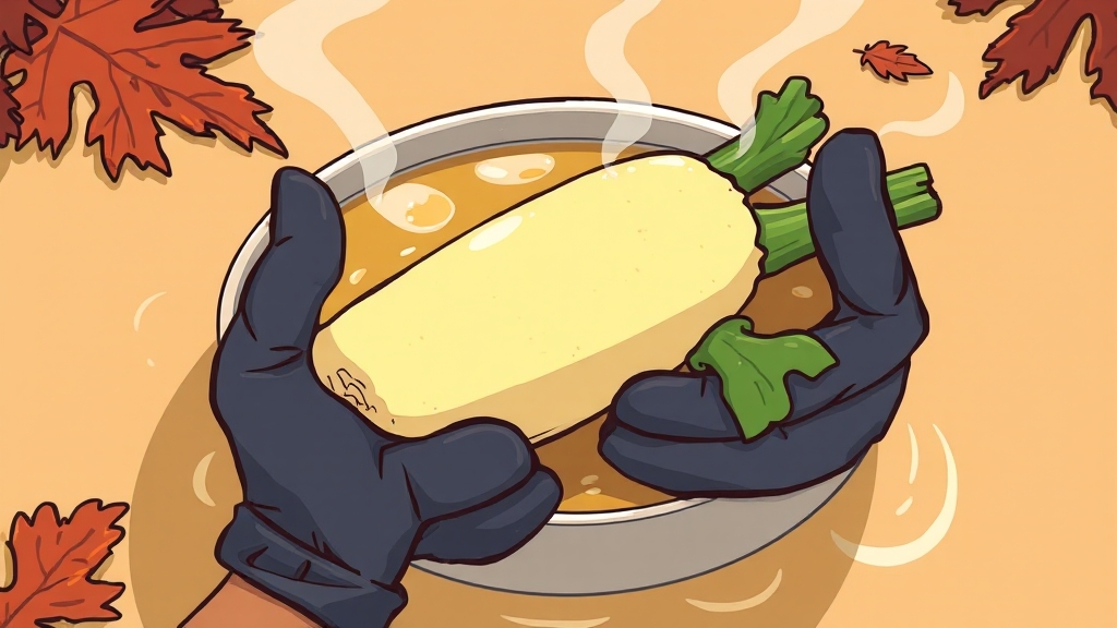 토란 손질, 맛있는 국물의 첫걸음! (cartoon 스타일)