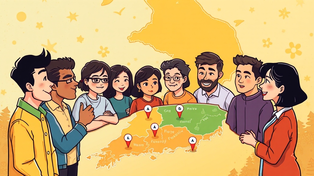 유권자의 역할과 현명한 선택 (cartoon 스타일)