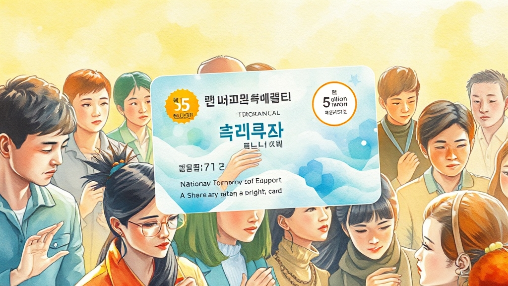 국민내일배움카드란? (watercolor 스타일)