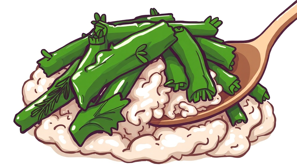 깻잎장아찌, 왜 좋을까? (cartoon 스타일)