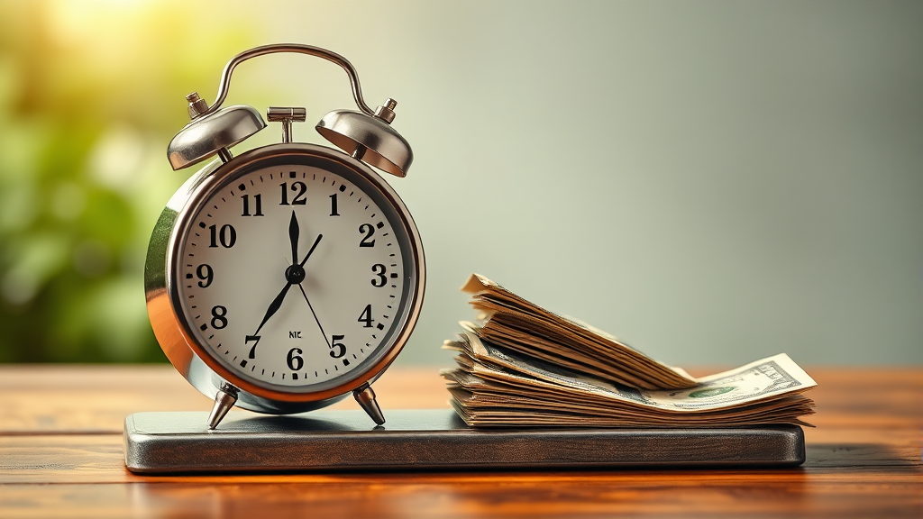 조기수령 vs 연기연금, 무엇이 다를까요? (realistic 스타일)