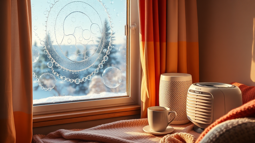 생활 속 난방비 절약 습관 (realistic 스타일)