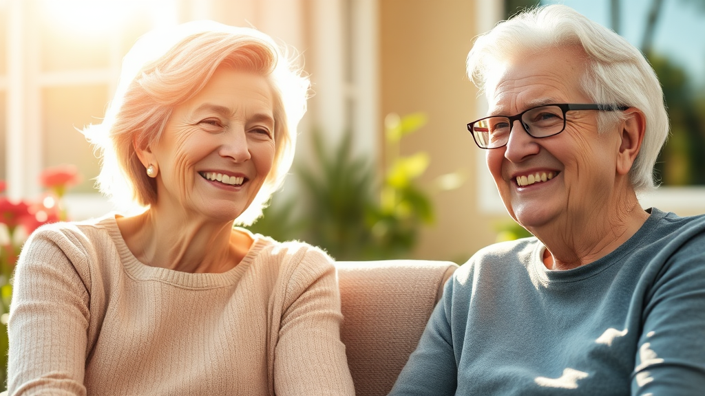 요양원 종류 및 등급별 특징 (realistic 스타일)