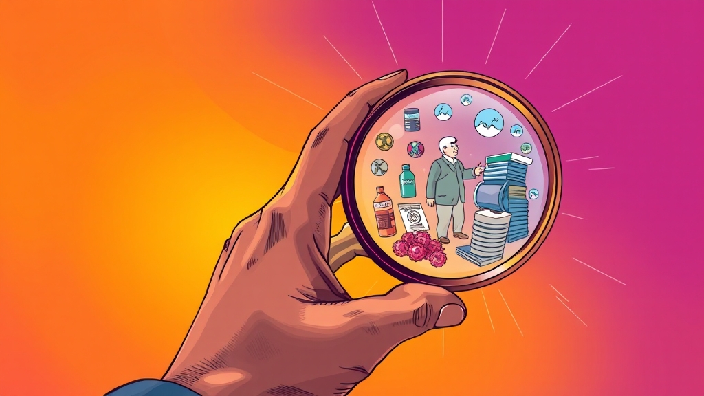 암보험 비교 사이트, 활용법 및 주의사항 (illustration 스타일)