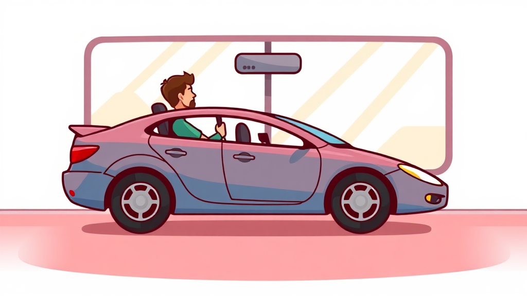 다이렉트 자동차보험, 왜 보험료가 저렴할까? (cartoon 스타일)