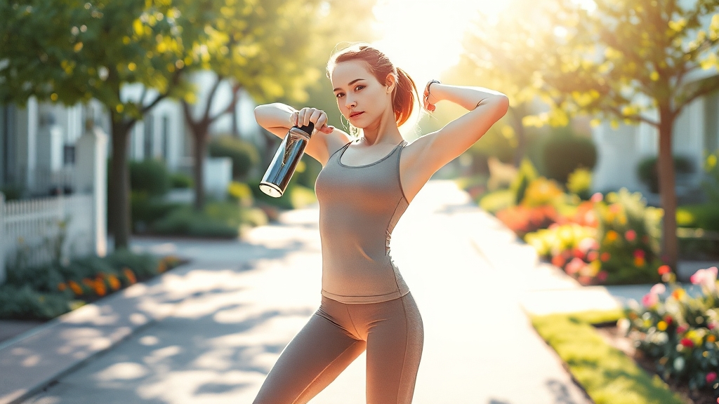 안전하게 운동하는 법 (watercolor 스타일)