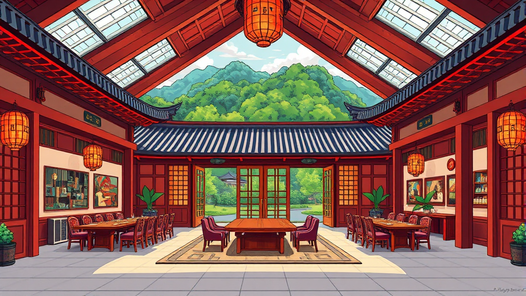 맛집 분위기 & 정보 (cartoon 스타일)