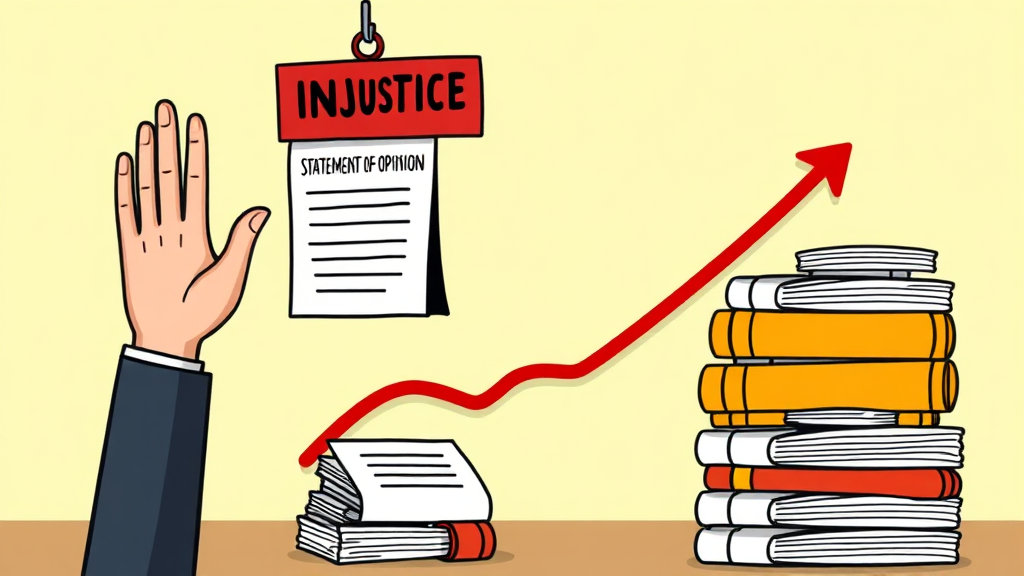 의견진술서 작성 방법 및 서류 (cartoon 스타일)