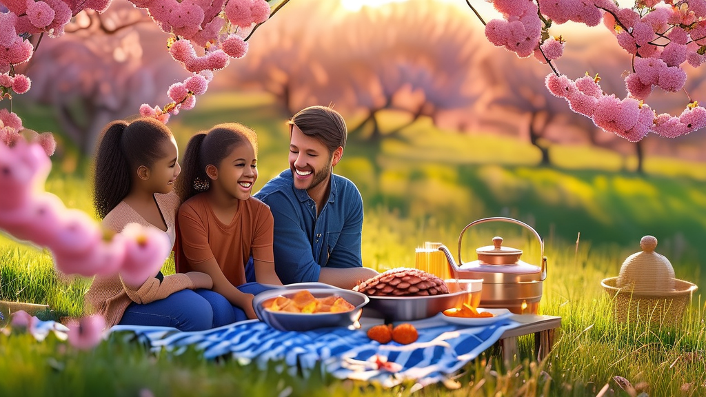 잊지 못할 봄날의 추억 만들기 (realistic 스타일)