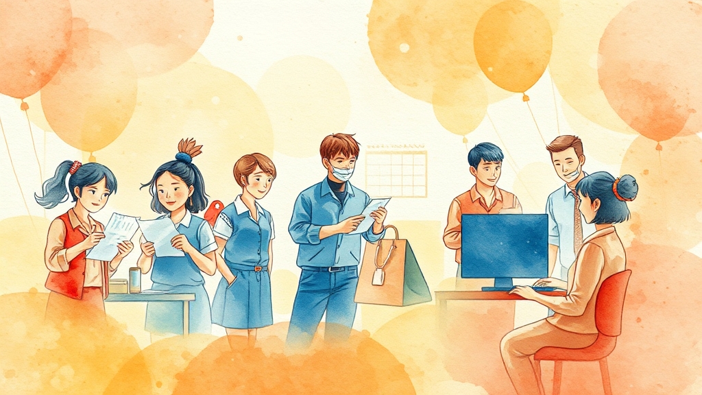 알바 수당, 언제 받을 수 있나요? (watercolor 스타일)