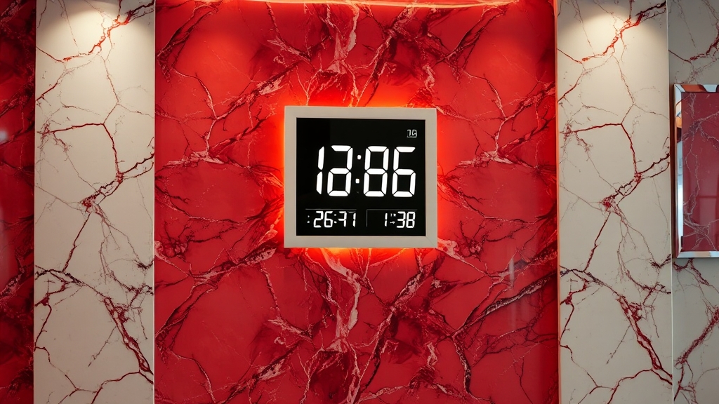 LED 벽시계, 이렇게 활용해 보세요! (popart 스타일)