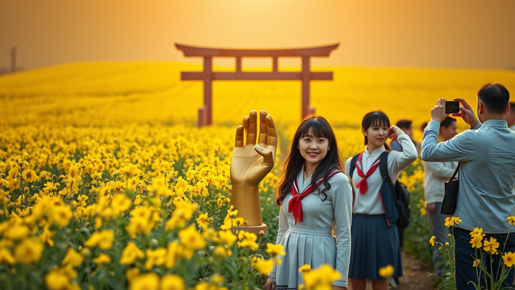 드라마 촬영 명소: 추억 속 장면 재현 (realistic 스타일)