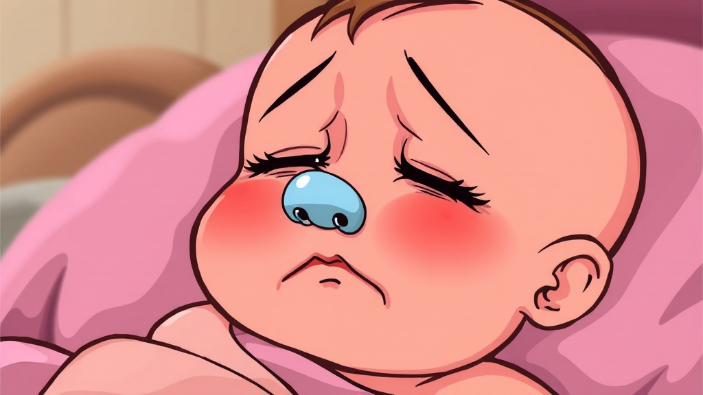 RSV 주요 증상과 진행 과정 (cartoon 스타일)