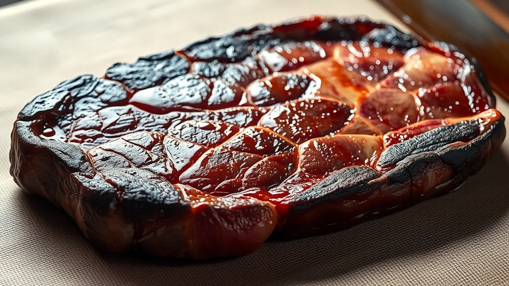 고기 연육제의 효과 (realistic 스타일)