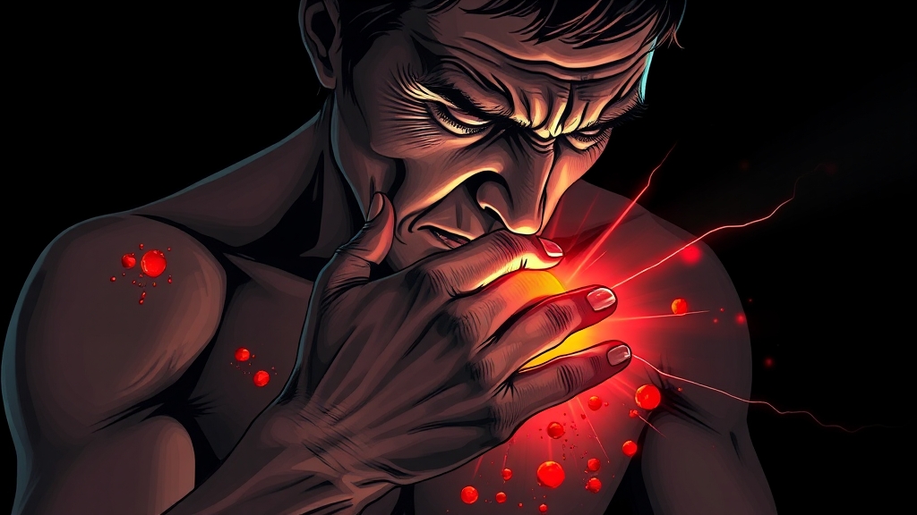 초기 증상: 감기인가, 대상포진인가? (illustration 스타일)