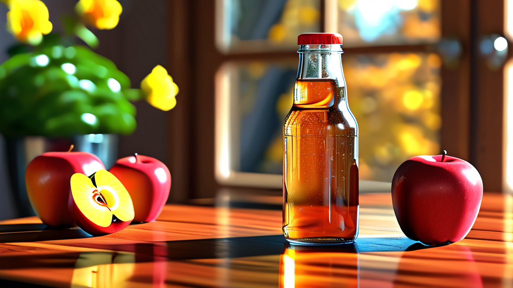 애플사이다비니거, 혈당 조절의 비밀 (realistic 스타일)