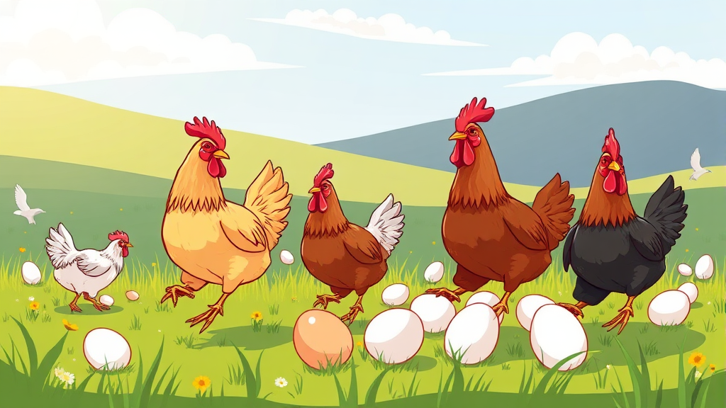 난각번호별 닭의 사육 환경 비교