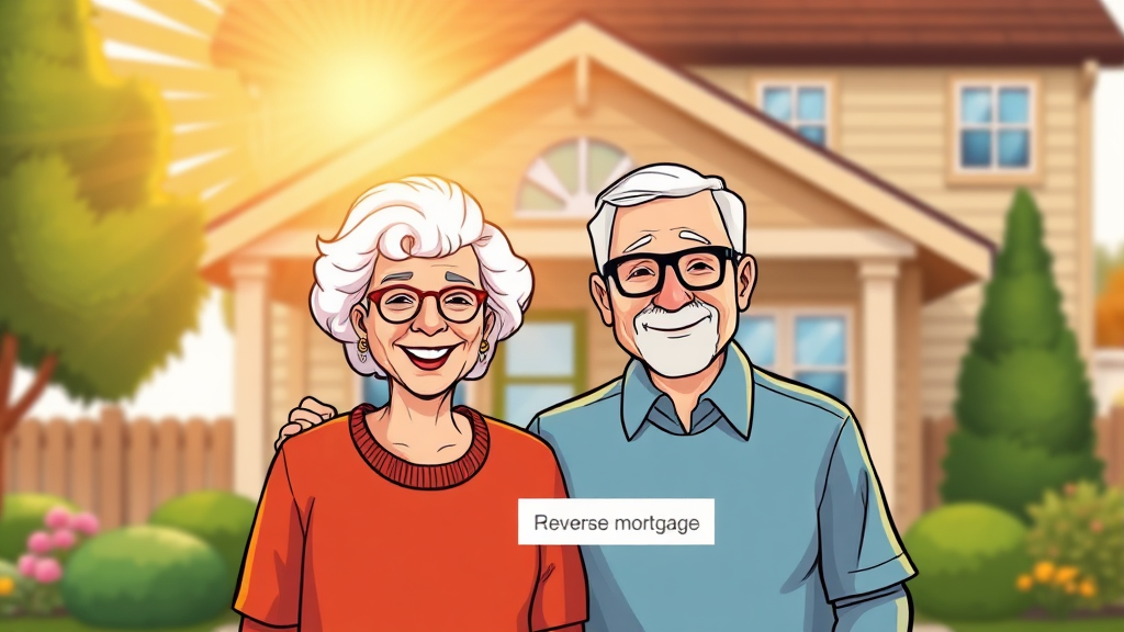 주택연금 가입 조건 (cartoon 스타일)