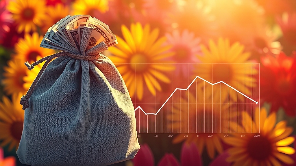 예·적금 금리 변동과 투자 상품의 부상 (realistic 스타일)