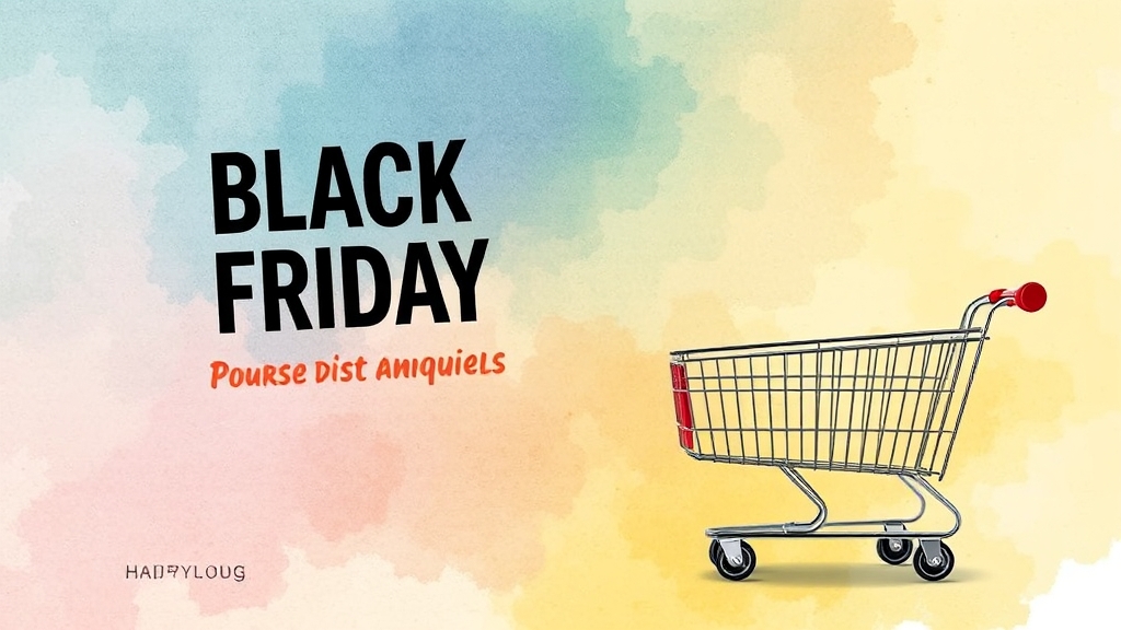 블프 기간 및 혜택 (watercolor 스타일)