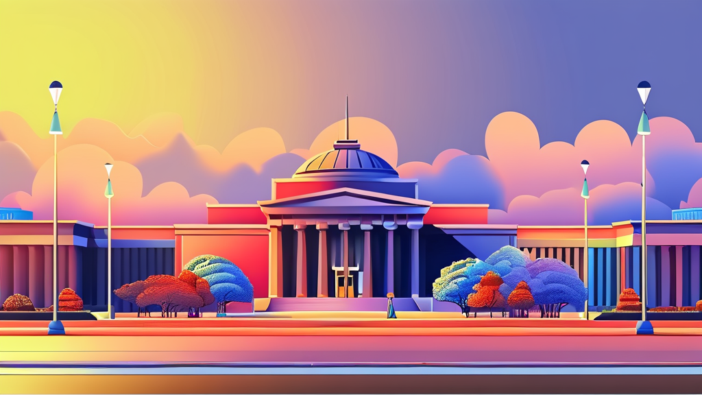 거대 기업으로의 성장: 사업 다각화와 혁신 (cartoon 스타일)