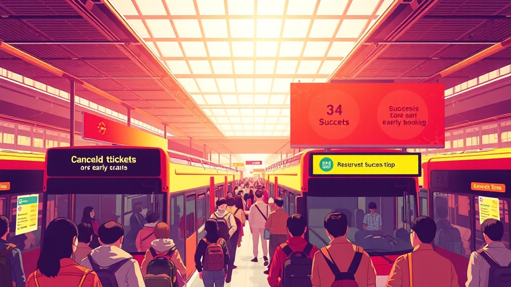 예매 성공률 높이는 팁 (illustration 스타일)