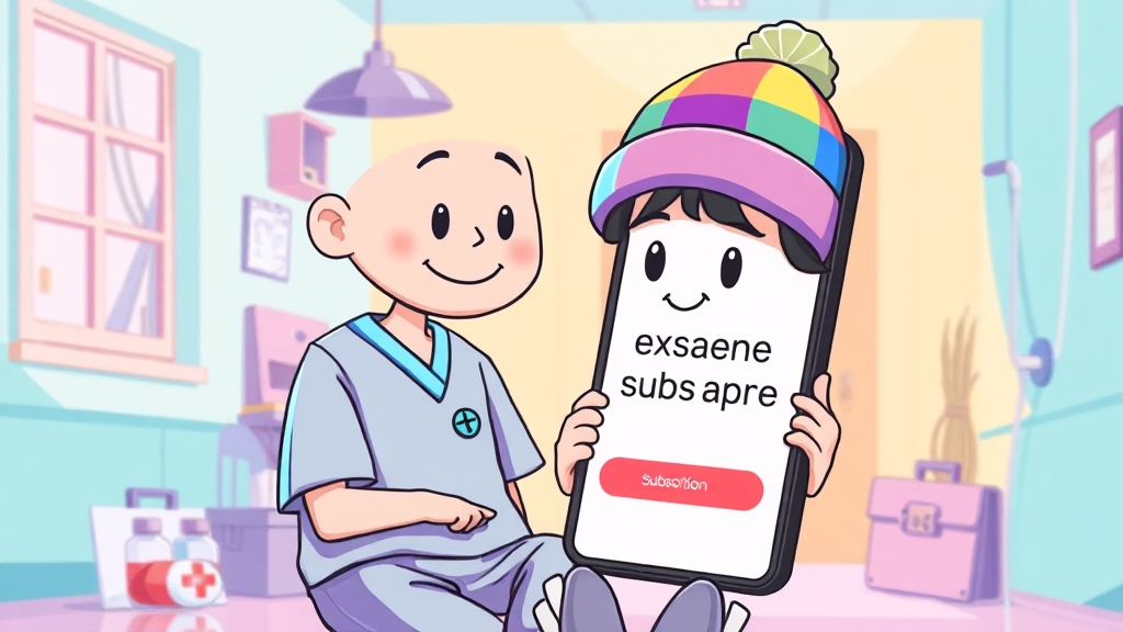 암보험 가입, 이것만은 꼭 확인! (cartoon 스타일)