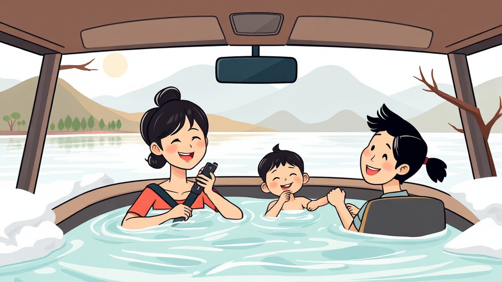 유원재 주변 관광: 여행 코스 추천 (cartoon 스타일)