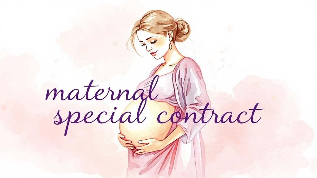 산모를 위한 특별 보장 (watercolor 스타일)