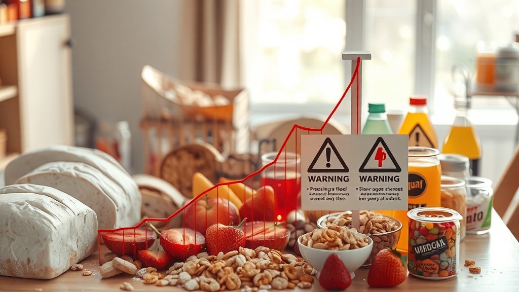 혈당 스파이크 유발 식단 (realistic 스타일)