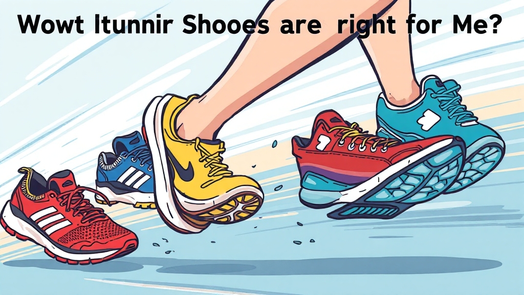 가격대별 러닝화 특징 비교 (cartoon 스타일)