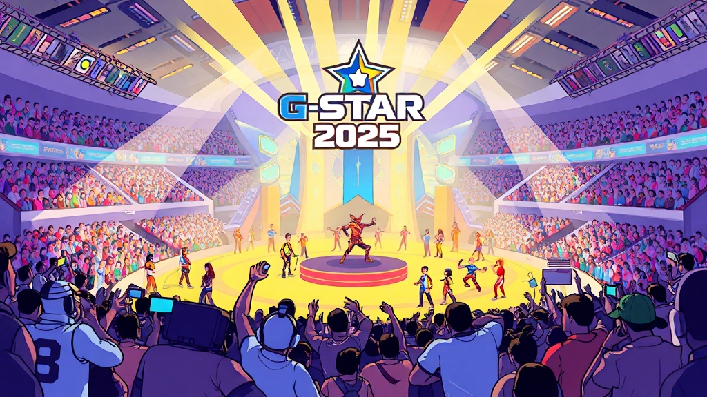 주요 참가사 및 기대 라인업 (cartoon 스타일)