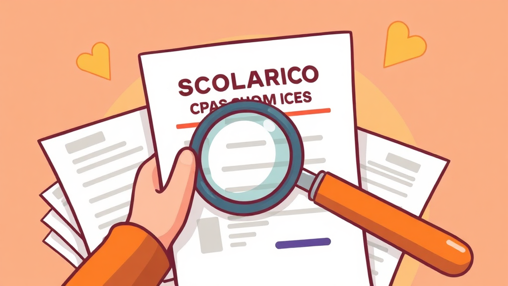 제출 서류 및 유의사항 (cartoon 스타일)