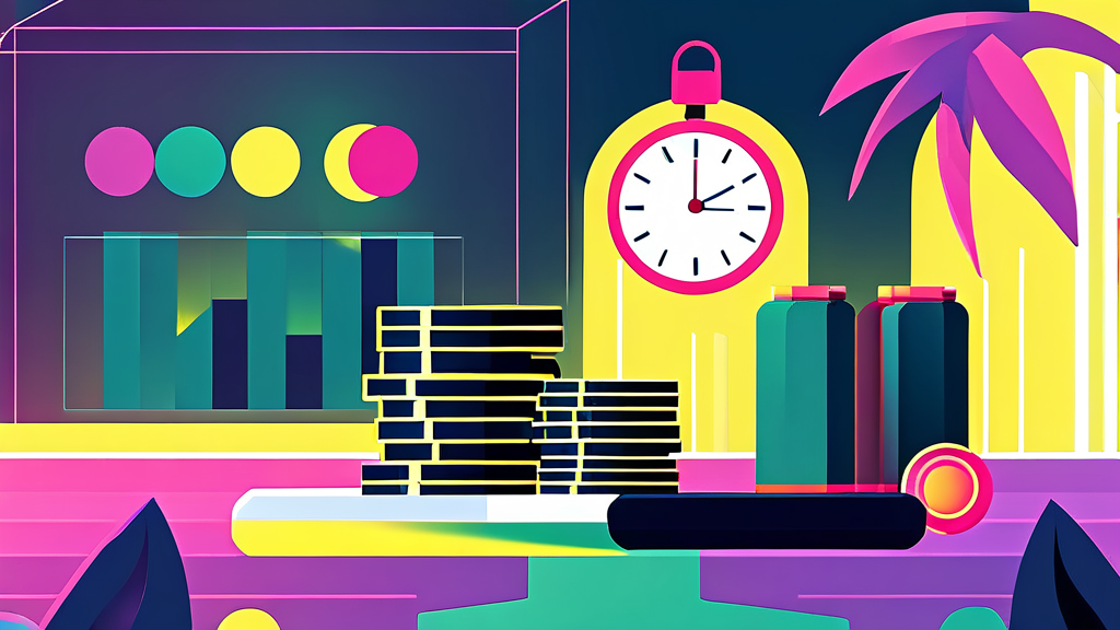 채권 만기 분산 전략과 ETF 활용 (illustration 스타일)