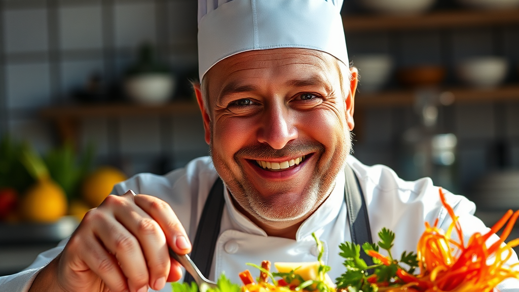 최강록 셰프의 요리 철학 (realistic 스타일)