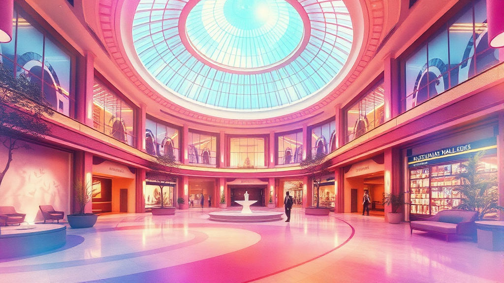 인스파이어 리조트: 편안한 휴식과 다채로운 부대시설 (watercolor 스타일)