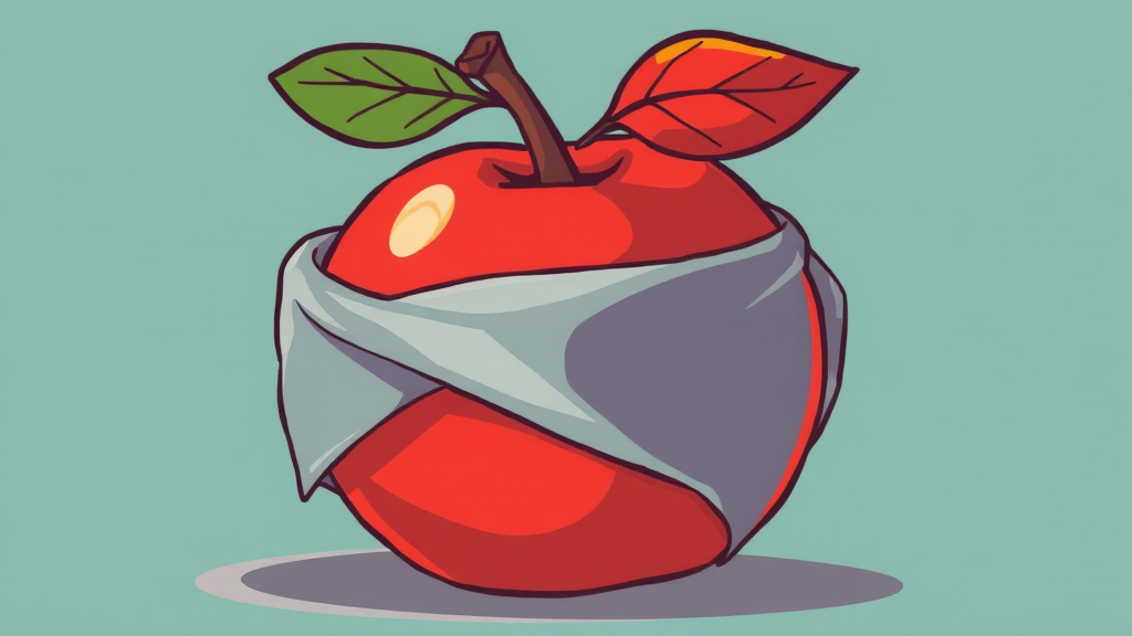 모과 세척 및 보관법 (cartoon 스타일)