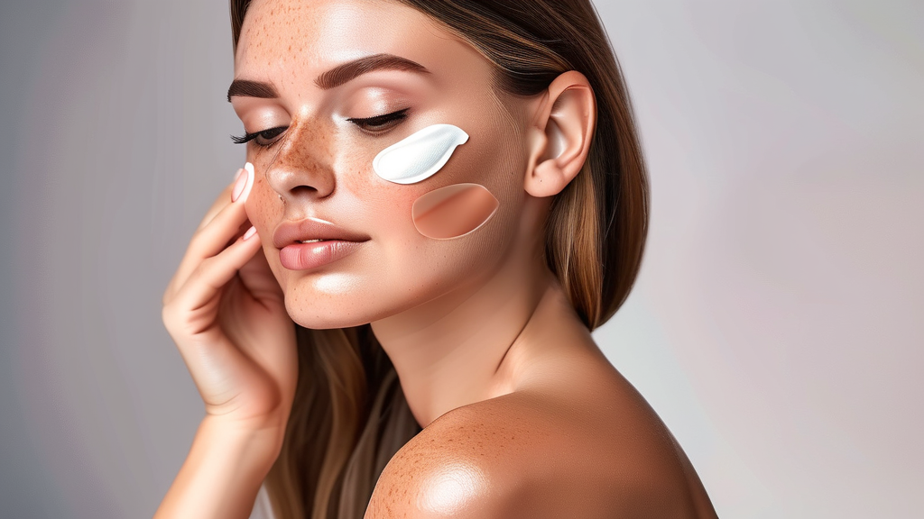 여드름 압출 후 흉터, 어떻게 예방하고 치료할까? (realistic 스타일)