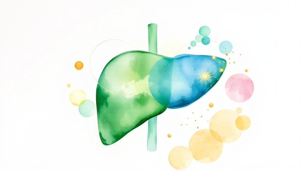 밀크씨슬 제품, 어떻게 고를까요? (watercolor 스타일)
