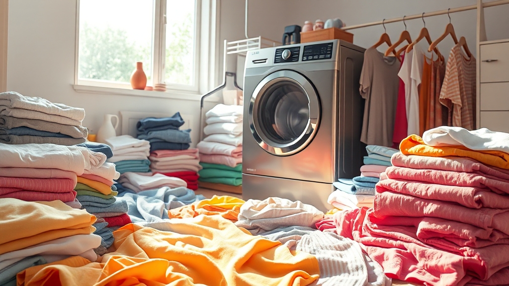 고온 세탁 시 주의사항 (realistic 스타일)