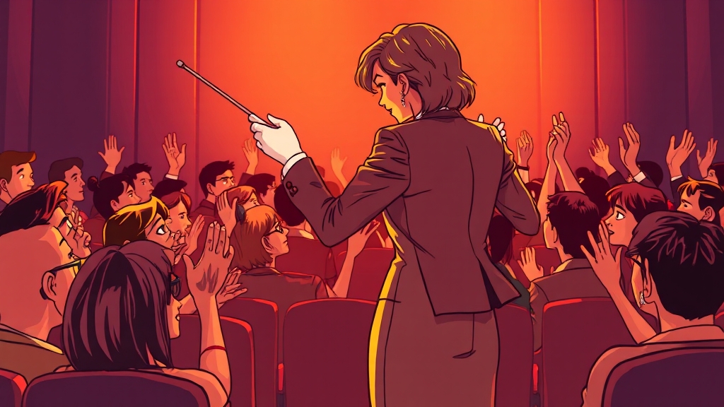 곡 종료 후, 박수치는 방법 (cartoon 스타일)