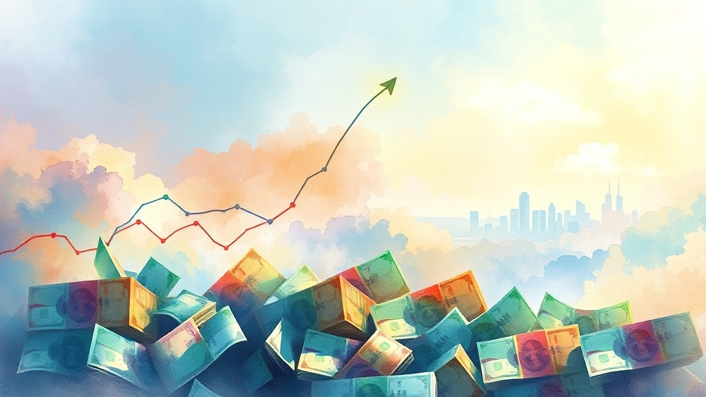 흑자 전환 성공, 실적은? (watercolor 스타일)