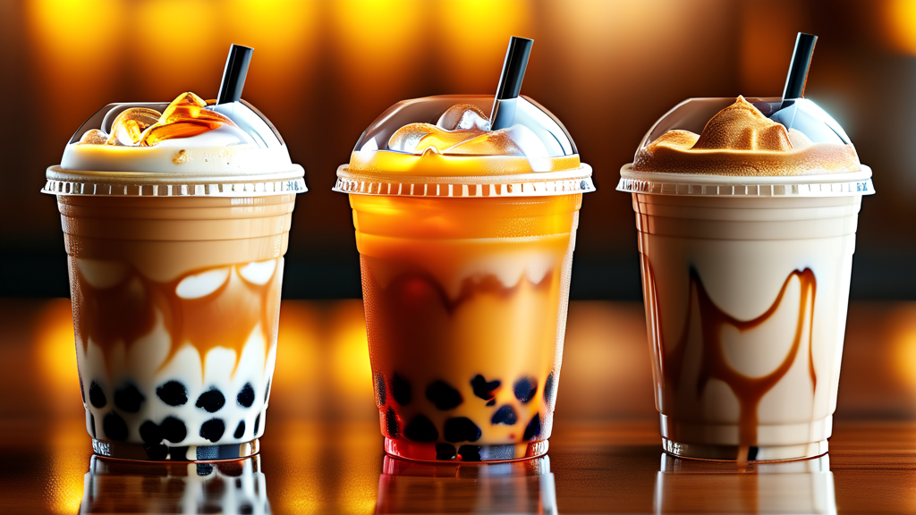 나에게 맞는 인생 밀크티 찾기: 상세 리뷰 모음 (realistic 스타일)