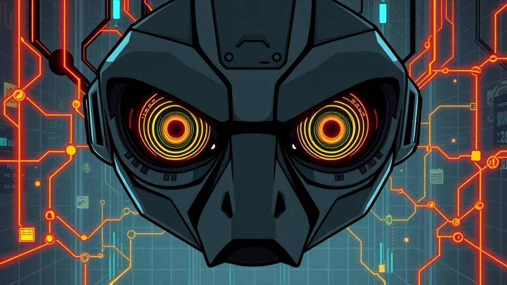 AI는 무엇을 감시할까? (cartoon 스타일)